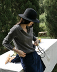 17v2 Corduroy midi skirt