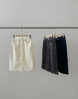 17v2 Corduroy midi skirt