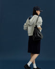 17v2 Corduroy midi skirt