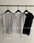 27a60-MINIMAL DRAWSTRING TOP