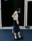 17v2 Corduroy midi skirt