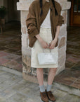 17a39 Long leather coat
