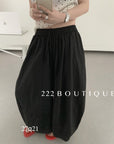 27q21- BALLOON LINEN PANTS