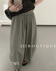 27q21- BALLOON LINEN PANTS
