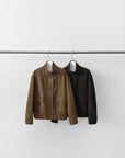 17a39 Long leather coat