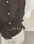 27a35b - LINEN SHIRT CARDIGAN