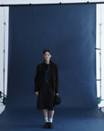 17a39 Long leather coat