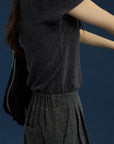 17a39 Long leather coat