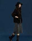17a39 Long leather coat