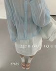 27a35b - LINEN SHIRT CARDIGAN