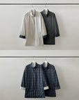 17a48 222 Boutique trench coat with check lining