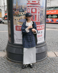17a48 222 Boutique trench coat with check lining