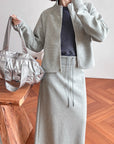 17a40 Basic Korean spandex jacket