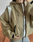 17a42 Basic windbreaker jacket