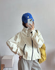 17a42 Basic windbreaker jacket