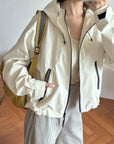 17a42 Basic windbreaker jacket