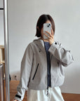 17a42 Basic windbreaker jacket