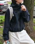 17a42 Basic windbreaker jacket