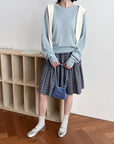 17a21 Basic Mongtoghi cashmere top