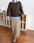 17a21 Basic Mongtoghi cashmere top