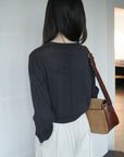 17a21 Basic Mongtoghi cashmere top