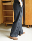 17q22 Basic cotton trousers with elastic waist