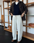 17q22 Basic cotton trousers with elastic waist