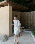 15v27 Embroidered cotton set – resort-ready softness
