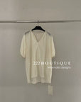 15v27 Embroidered cotton set – resort-ready softness