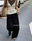 15a62 Mesh panel knit top – cropped, structured, and striking