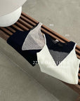 15a62 Mesh panel knit top – cropped, structured, and striking