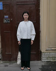 17a25 Basic round-neck jacket