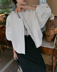 17a25 Basic round-neck jacket