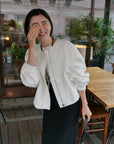 17a25 Basic round-neck jacket