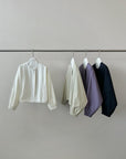 17a25 Basic round-neck jacket