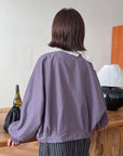 17a25 Basic round-neck jacket