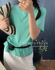 15a93 Essential cotton T-shirt – a pop of every color