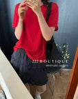 15a93 Essential cotton T-shirt – a pop of every color