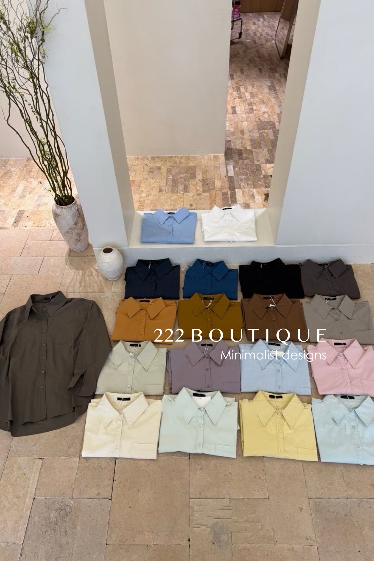 15a69 Basic poplin shirts – crisp, clean, and endlessly wearable