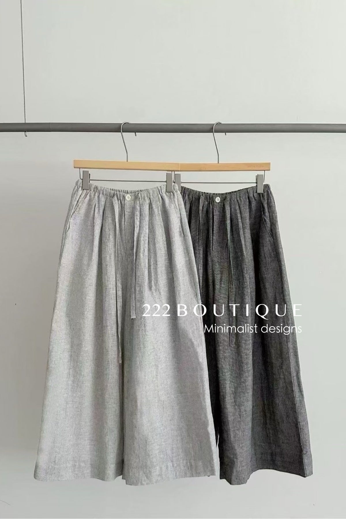 15q13 Linen culottes – soft drape, clean shape