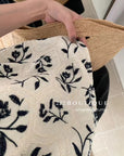 16v24 Floral halter top in silk-touch cotton