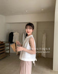 16a22 Basic halter-neck cotton top