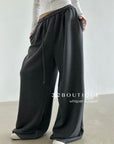 16q8 Basic straight-leg cotton trousers