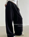 16q8 Basic straight-leg cotton trousers