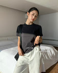 16a27 Basic short-sleeve cotton tee