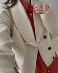 tweed coat - 97a119