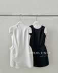 Ruffled short dress 13v13