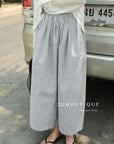 13Q11 Breathable Wide Straight-leg Pants