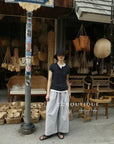 13Q11 Breathable Wide Straight-leg Pants