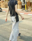 13Q11 Breathable Wide Straight-leg Pants